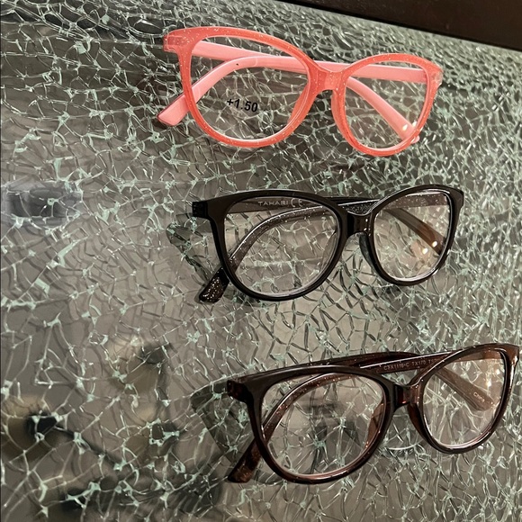 Stylish Eyeglasses Set - Pink and Black - Picture 3 of 4